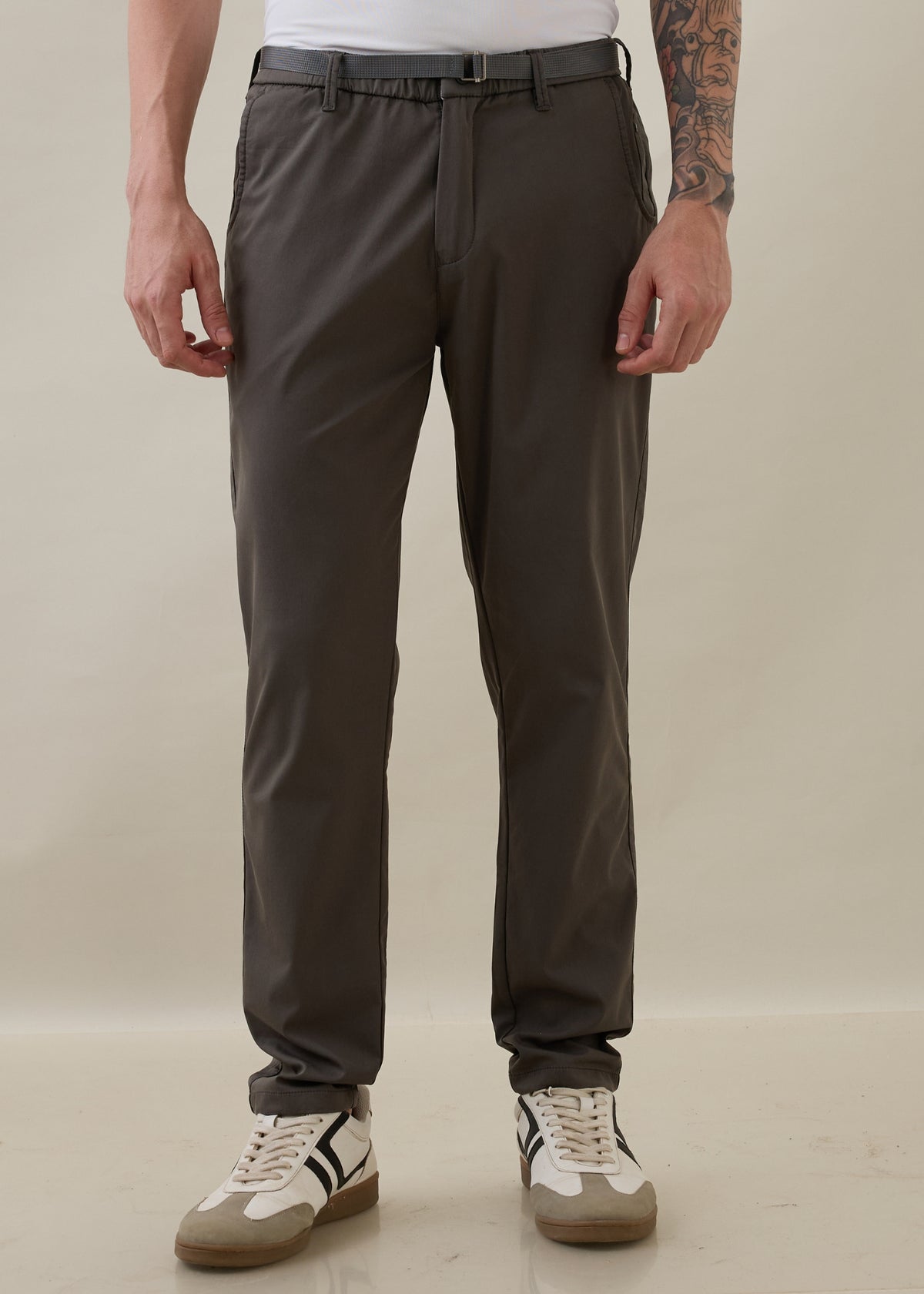 Morget Relaxed Fit Trouser: Dark Grey