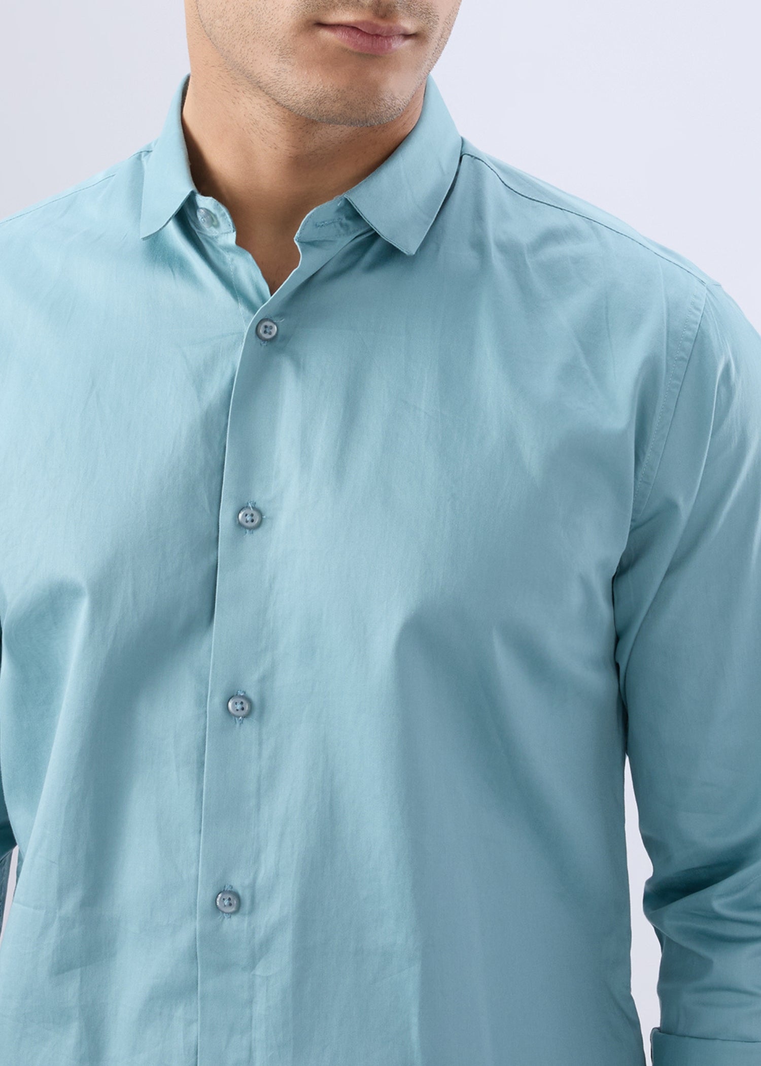 Carlson Solid Full Sleeve Shirt