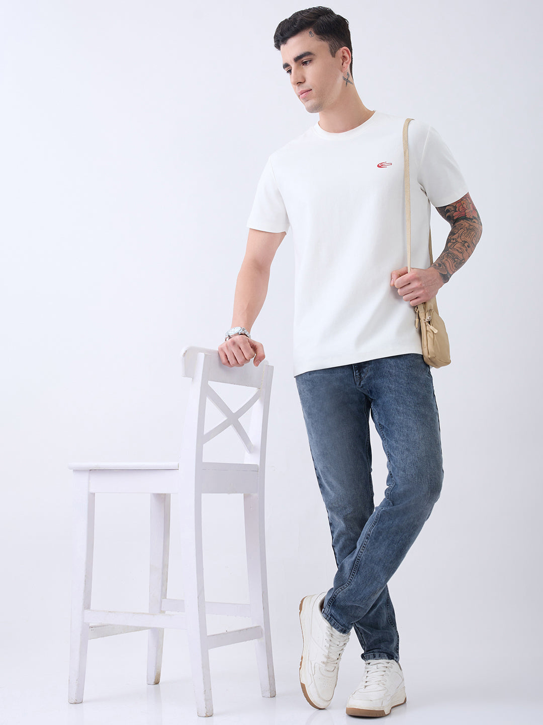 Branch Half Sleeve Printed T-Shirt