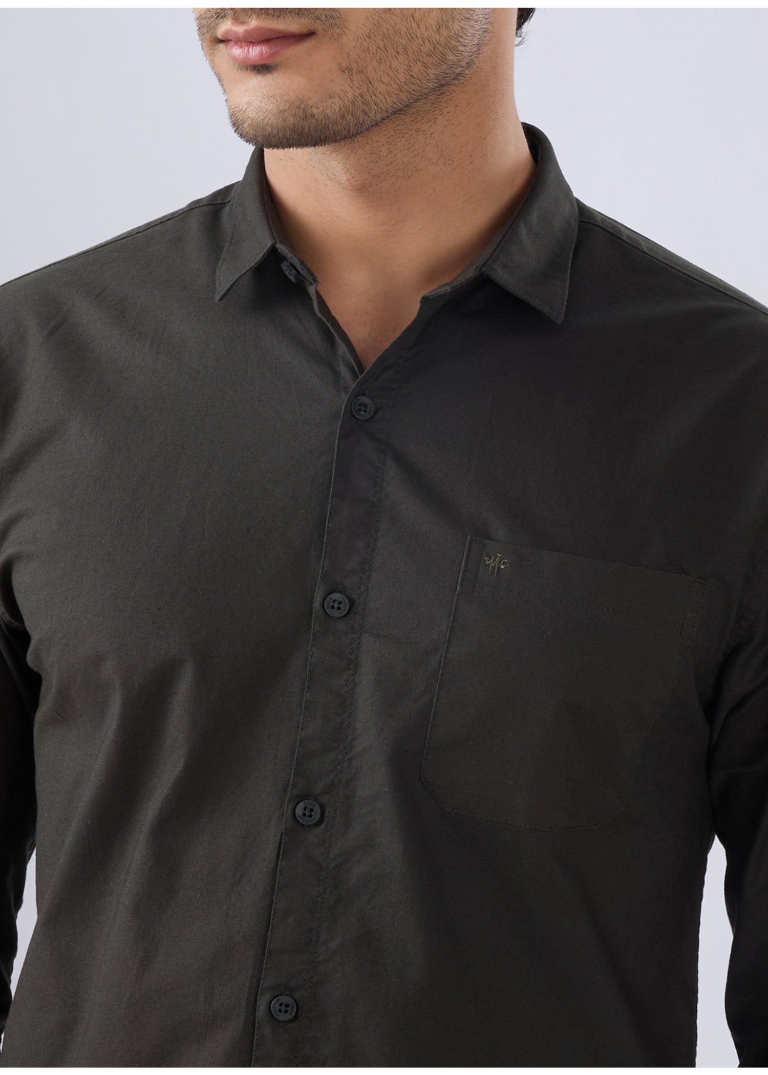 Munch Solid Full Sleeve Shirt