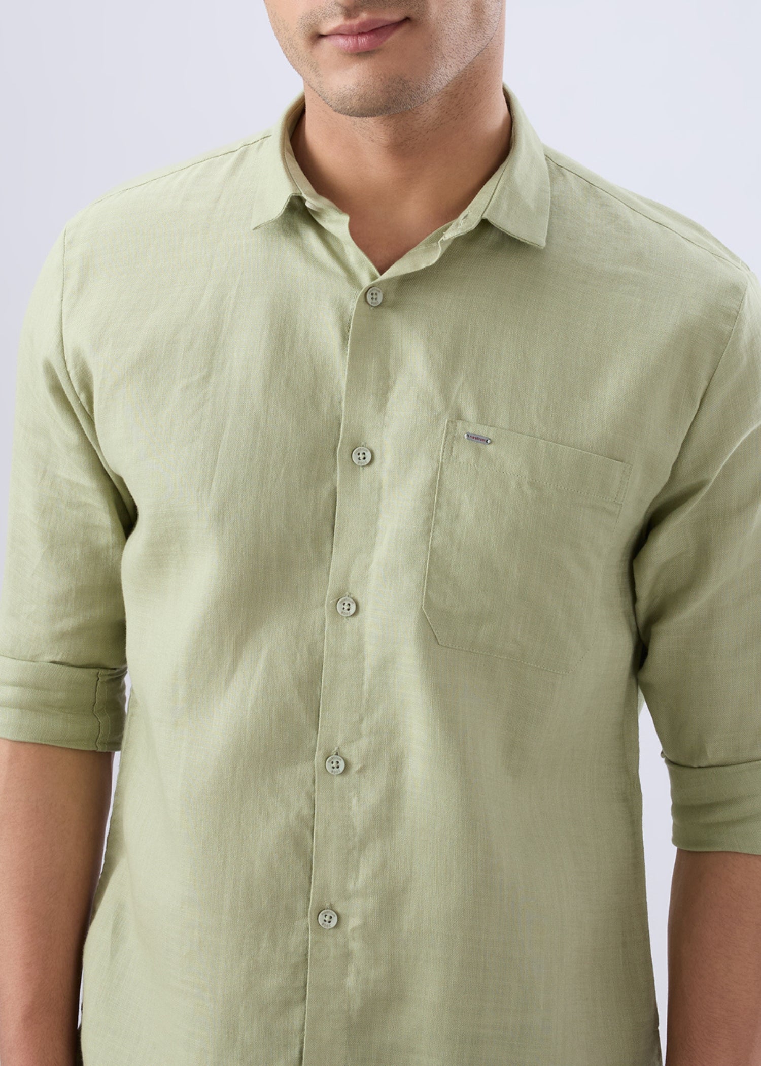 Keen Solid Full Sleeve Shirt: Pista