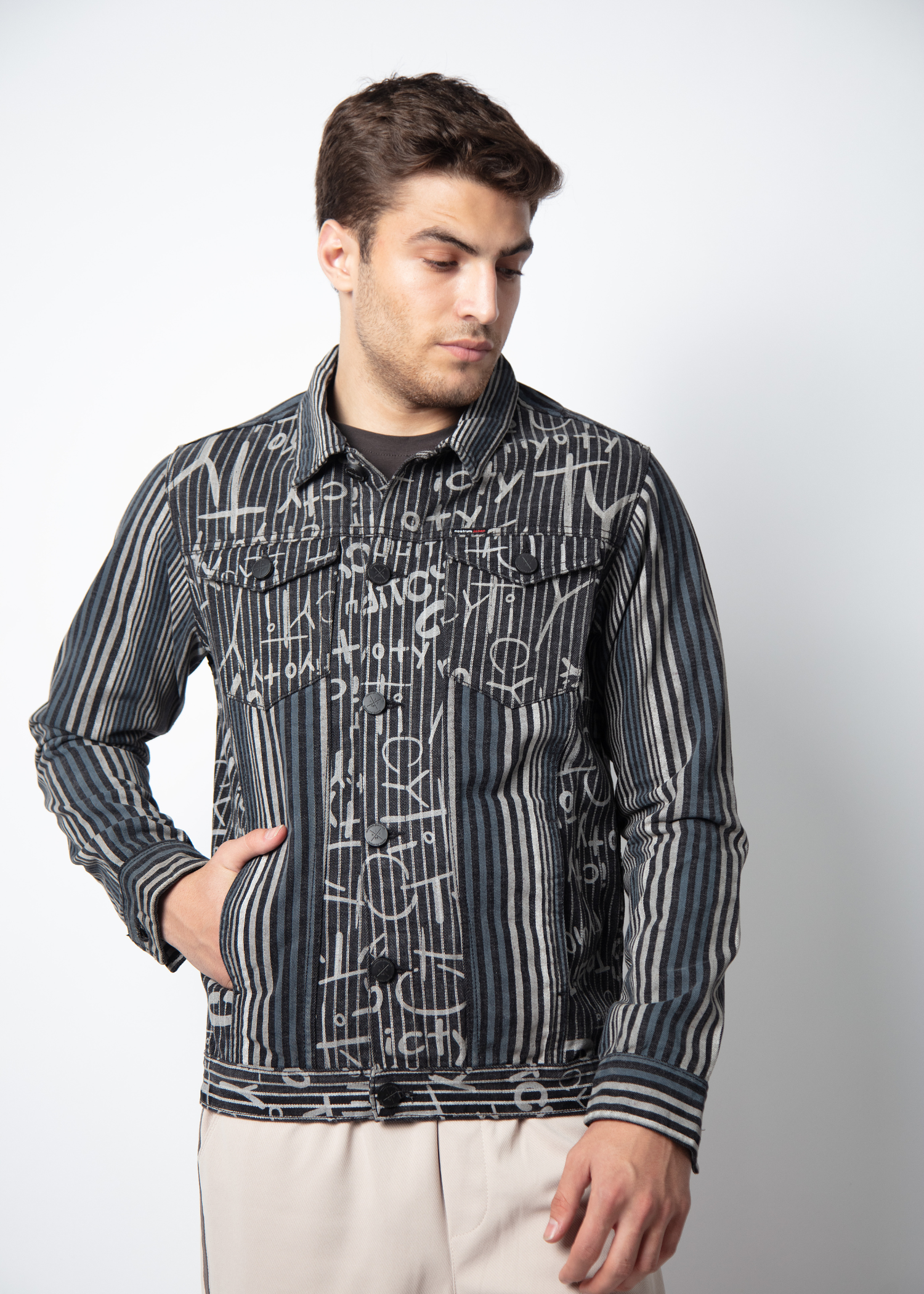 Waxon Denim Jacket For Men Nostrum