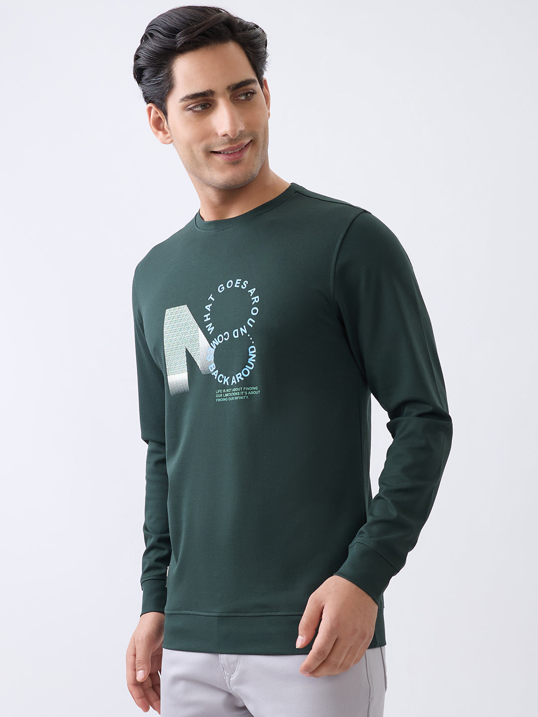 Around Graphic printed T-Shirt : B.Green