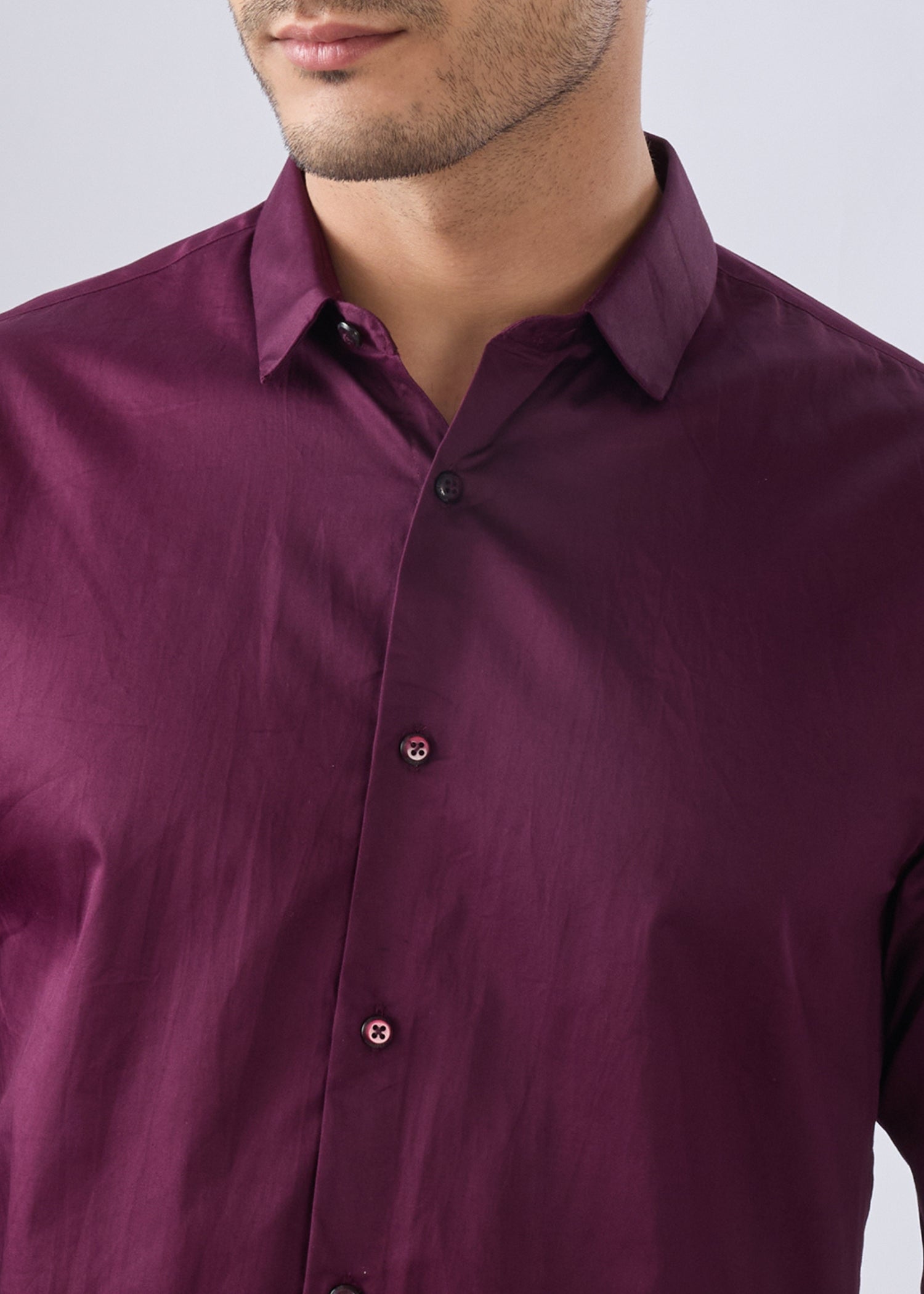 Carlson Solid Full Sleeve Shirt