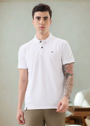 Cherry Half Sleeve T-shirt: White