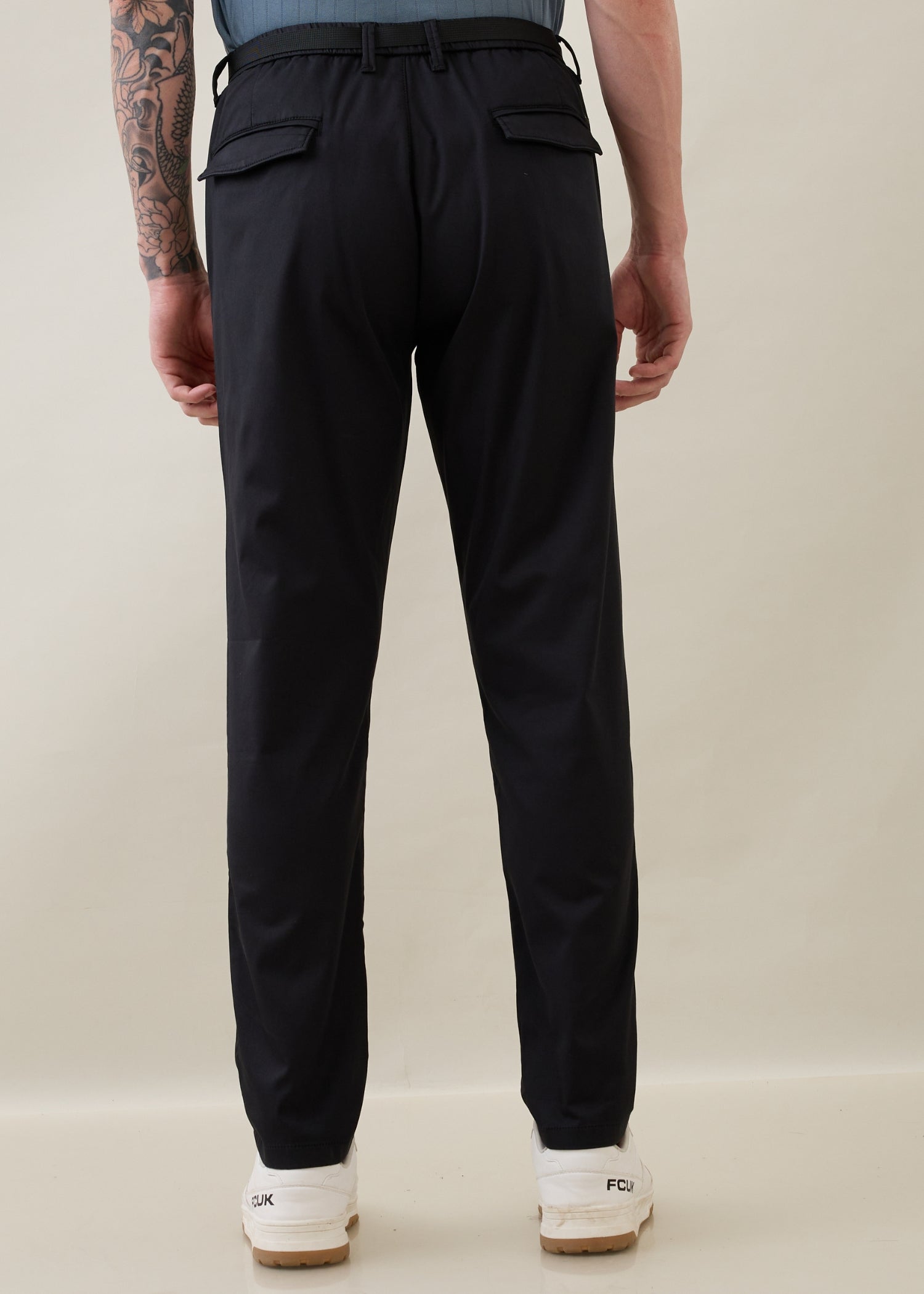 Morget Relaxed Fit Trouser: Charcoal