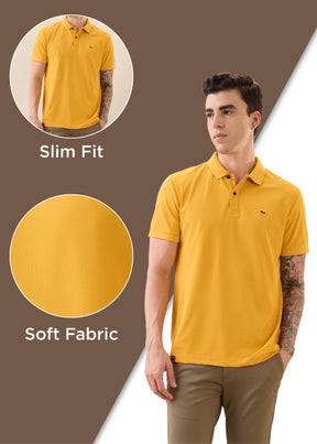 Cherry Half Sleeve Polo T-Shirt | Smart Casual Style