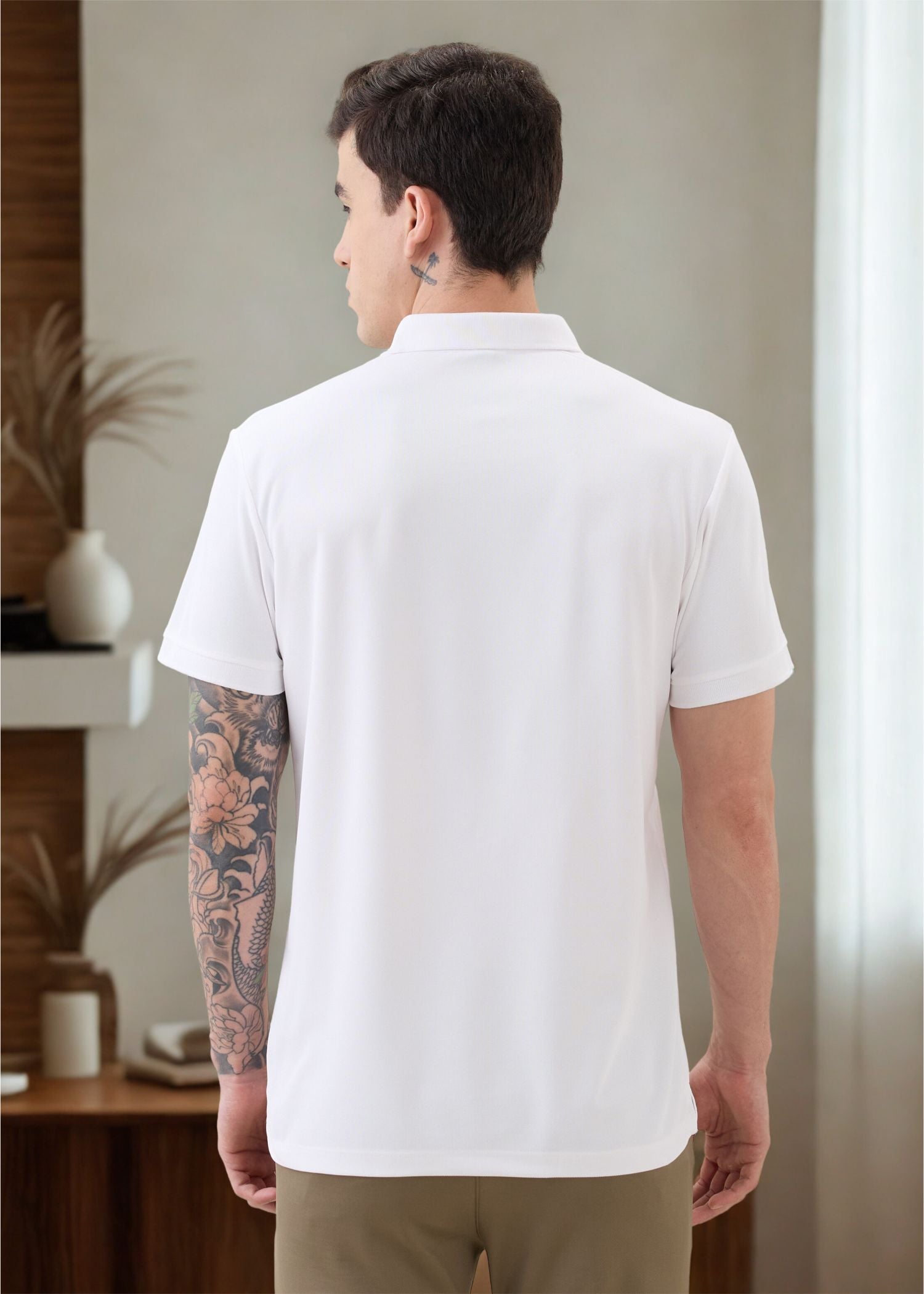 Cherry Half Sleeve T-shirt: White