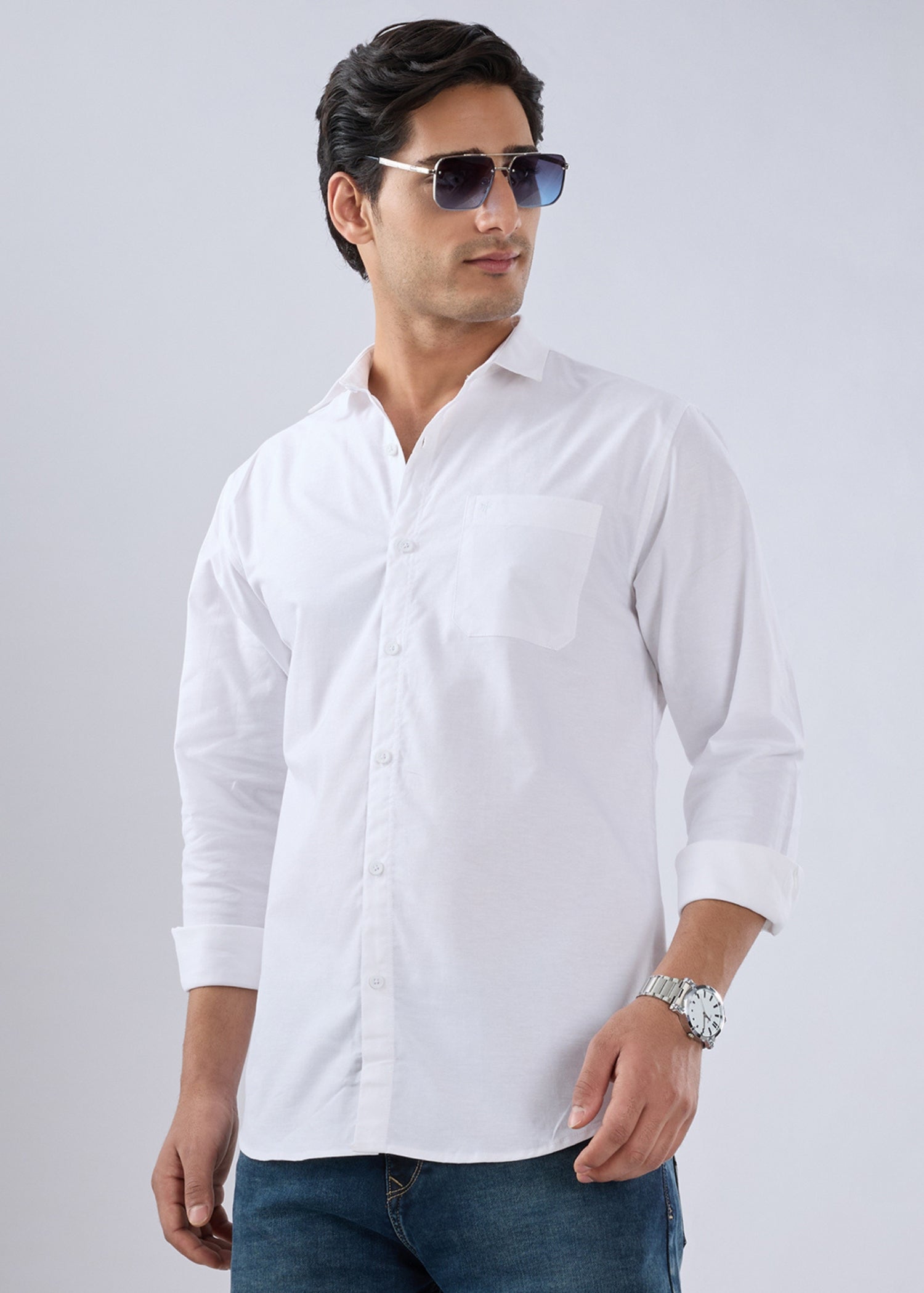 Munch Solid Full Sleeve Shirt