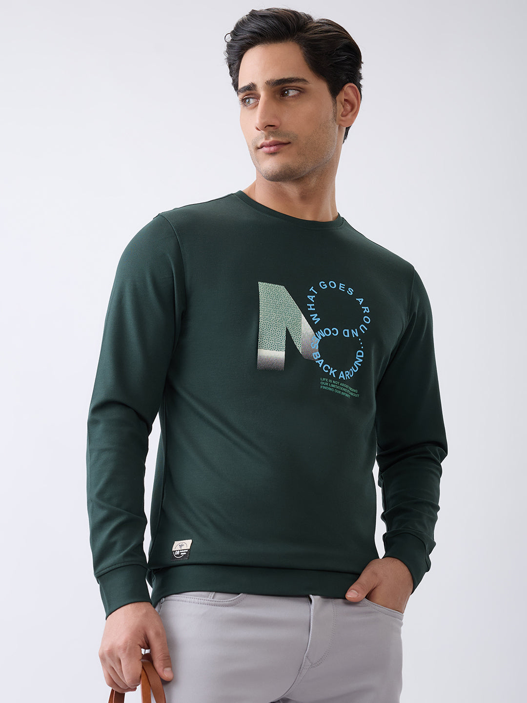Around Graphic printed T-Shirt : B.Green