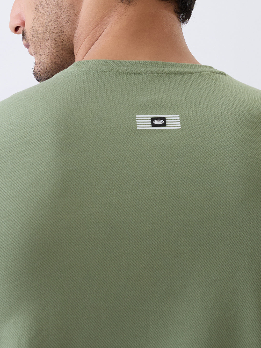 Borrow Full Sleeve T- Shirt: Green