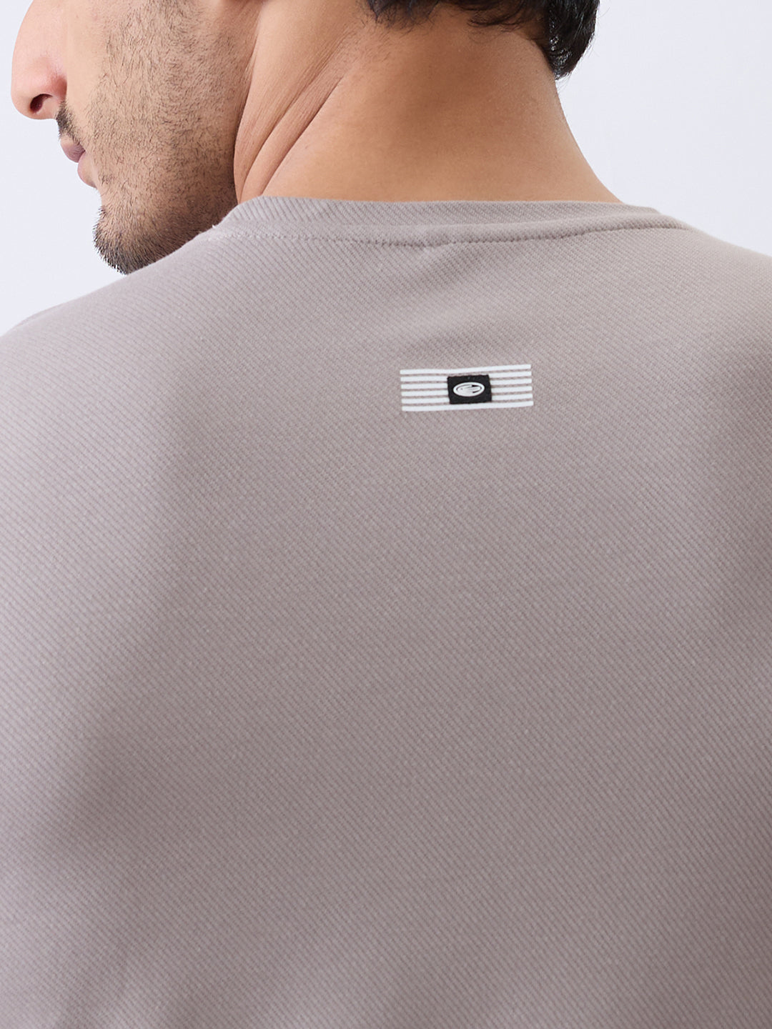 Borrow Full Sleeve T- Shirt: Beige