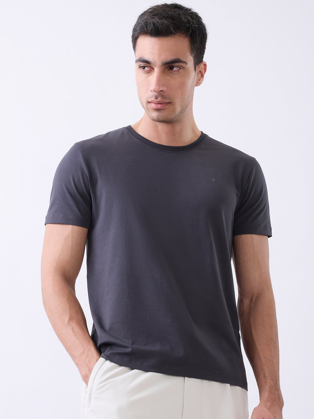 Arch Solid Half Sleeve T-Shirt