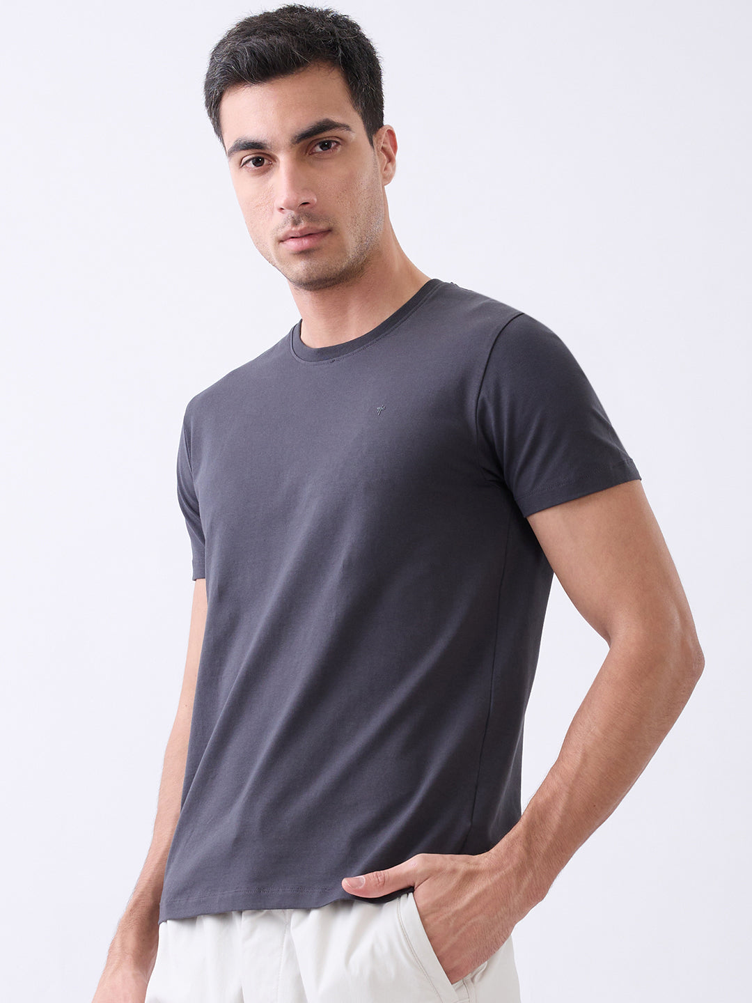 Arch Solid Half Sleeve T-Shirt