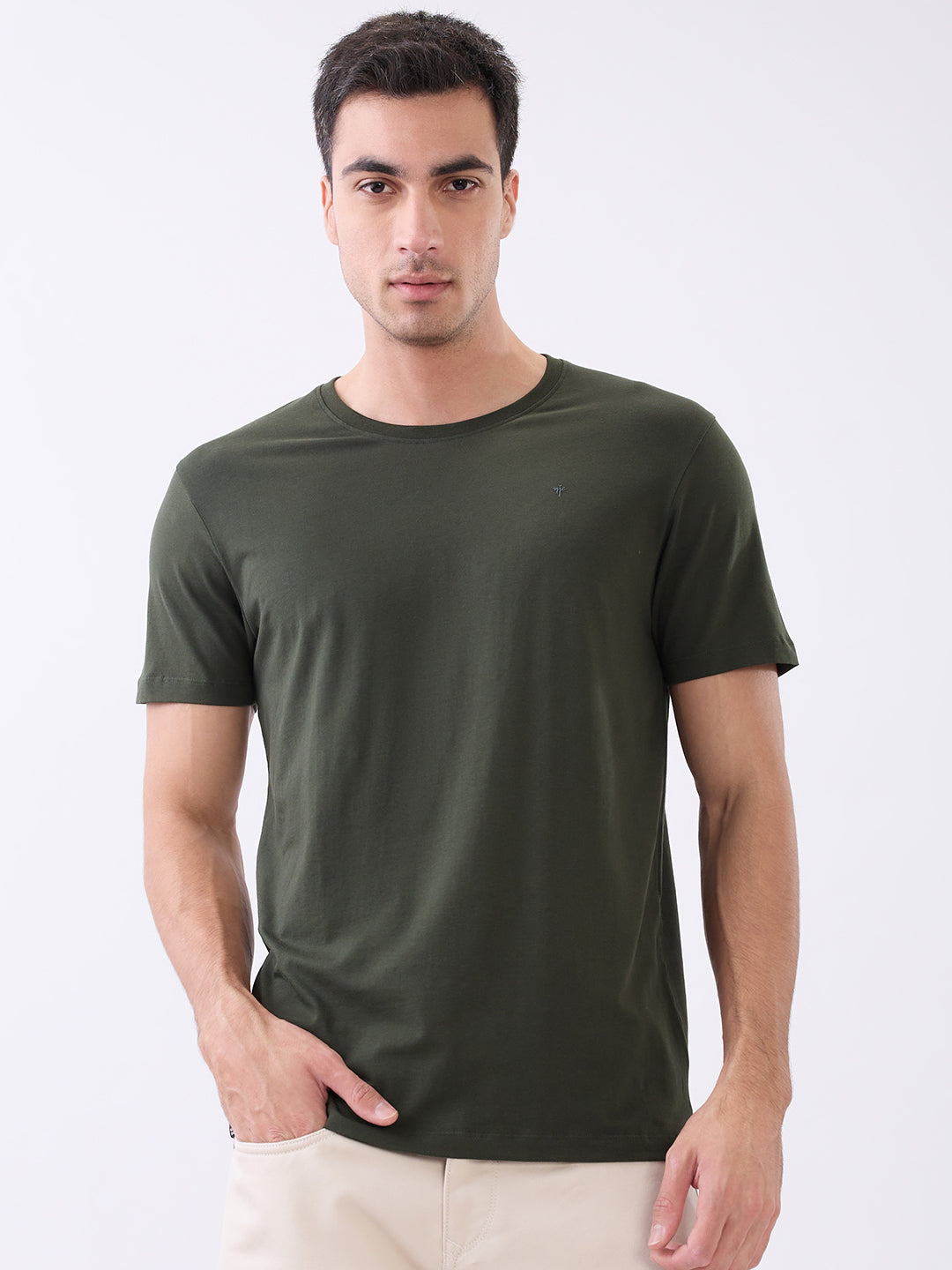 Arch Solid Half Sleeve T-Shirt