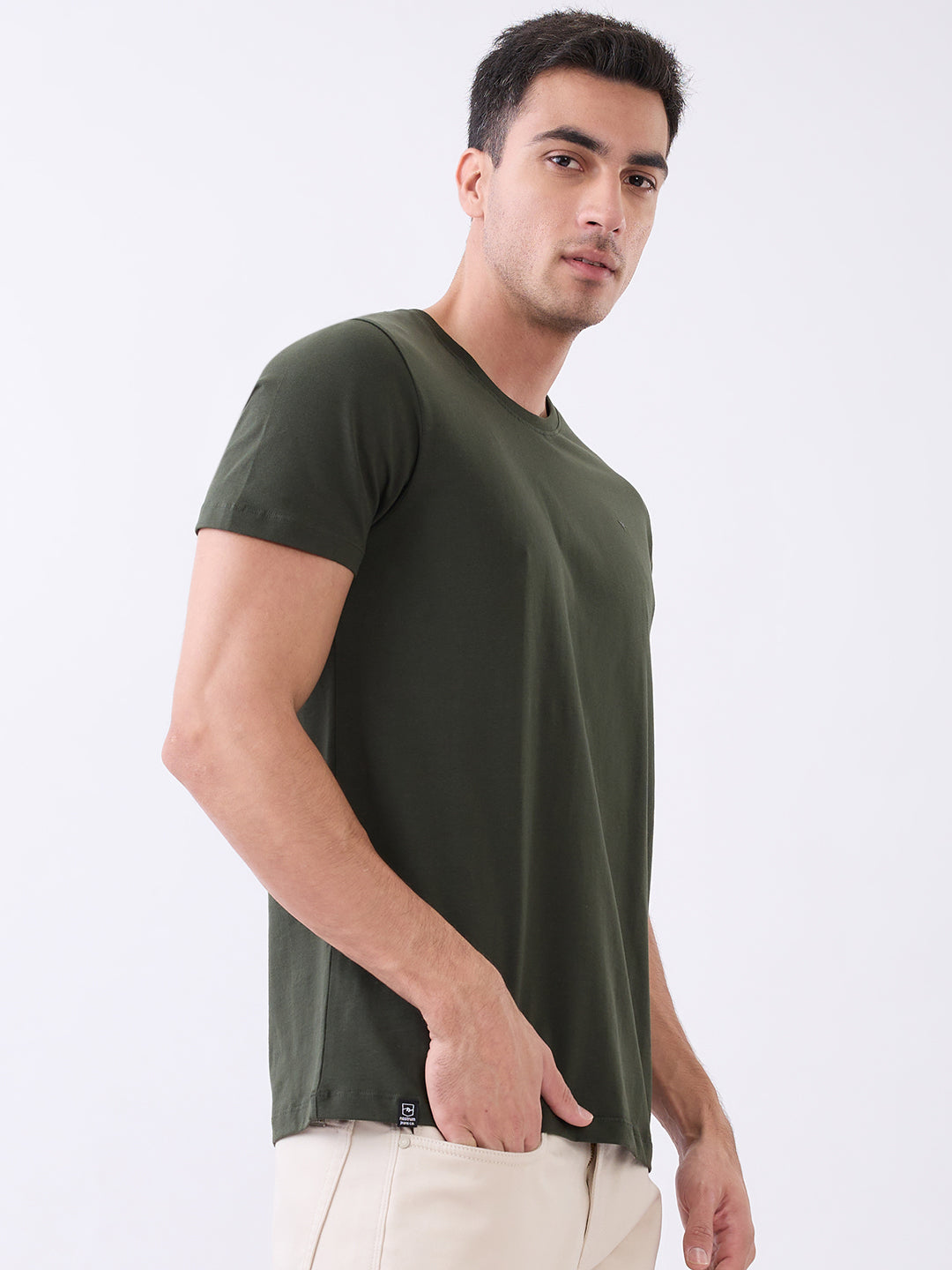 Arch Solid Half Sleeve T-Shirt