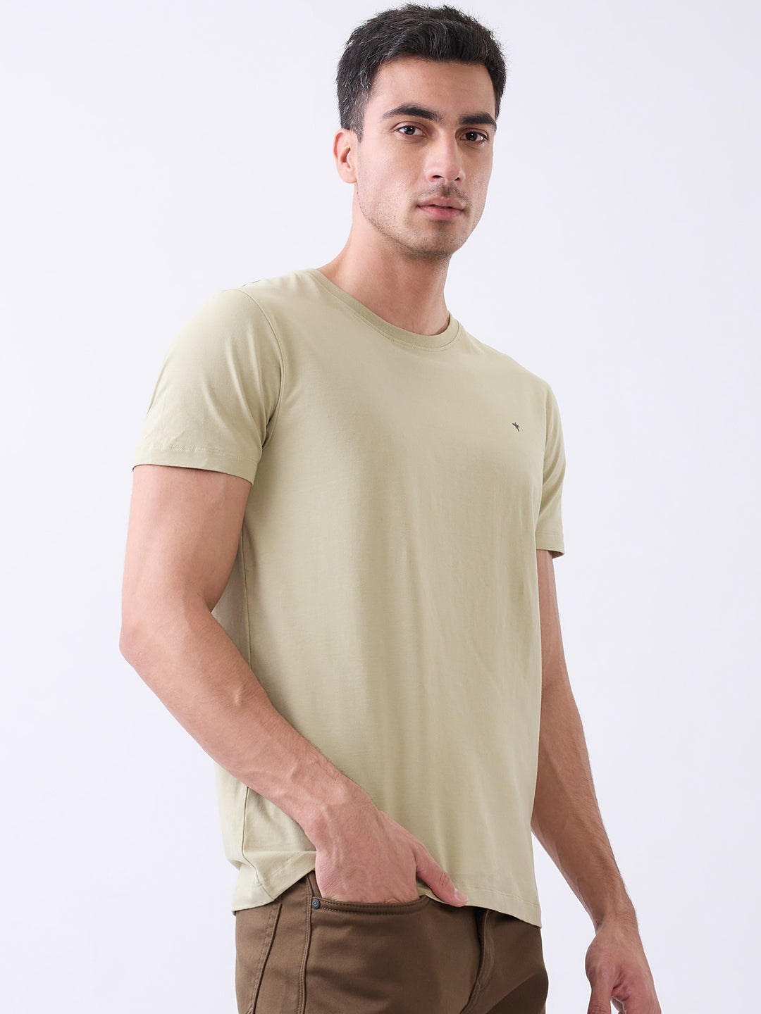Arch Solid Half Sleeve T-Shirt