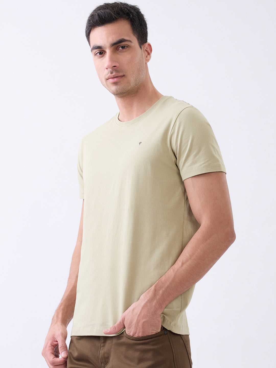 Arch Solid Half Sleeve T-Shirt
