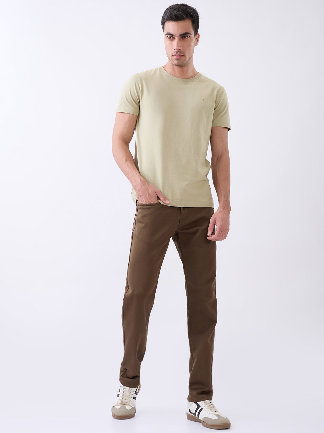 Arch Solid Half Sleeve T-Shirt