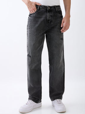 Men’s Distressed Baggy Jeans | Relaxed Fit Ripped Denim