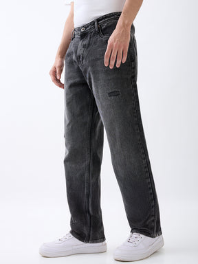 Men’s Distressed Baggy Jeans | Relaxed Fit Ripped Denim