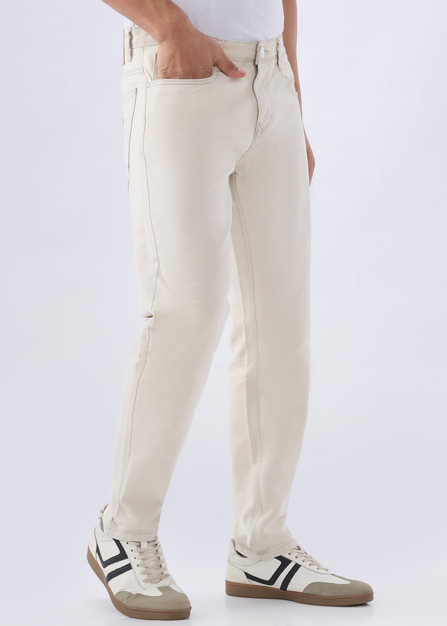 Bonstar Regular Fit Jeans: Ice Grey