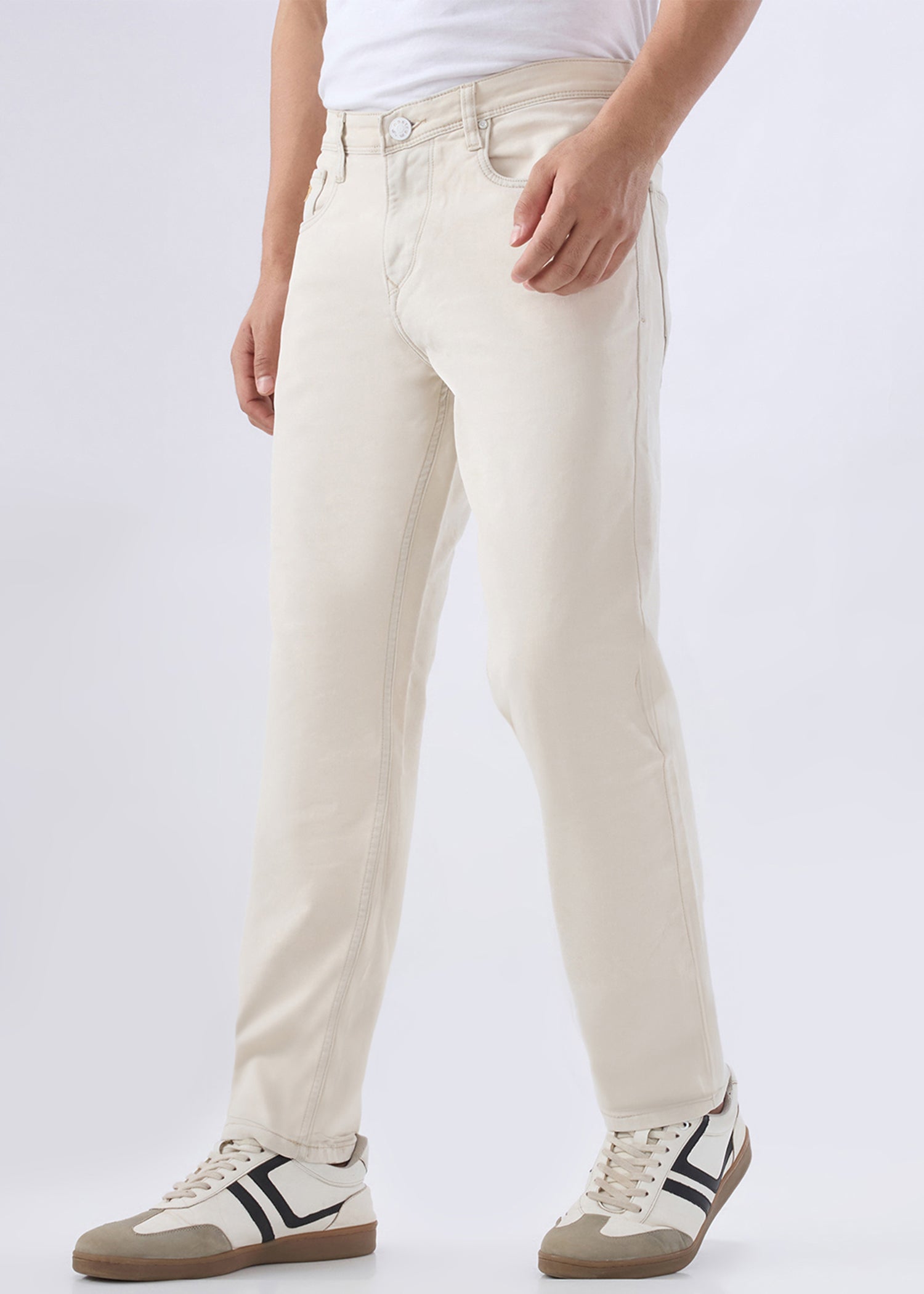 Bonstar Regular Fit Jeans: Ice Grey