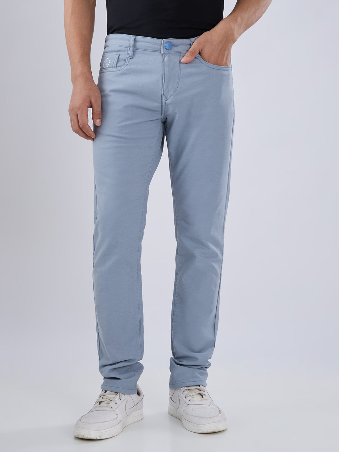 Trexvill Regular Fit Trouser: Cerulean
