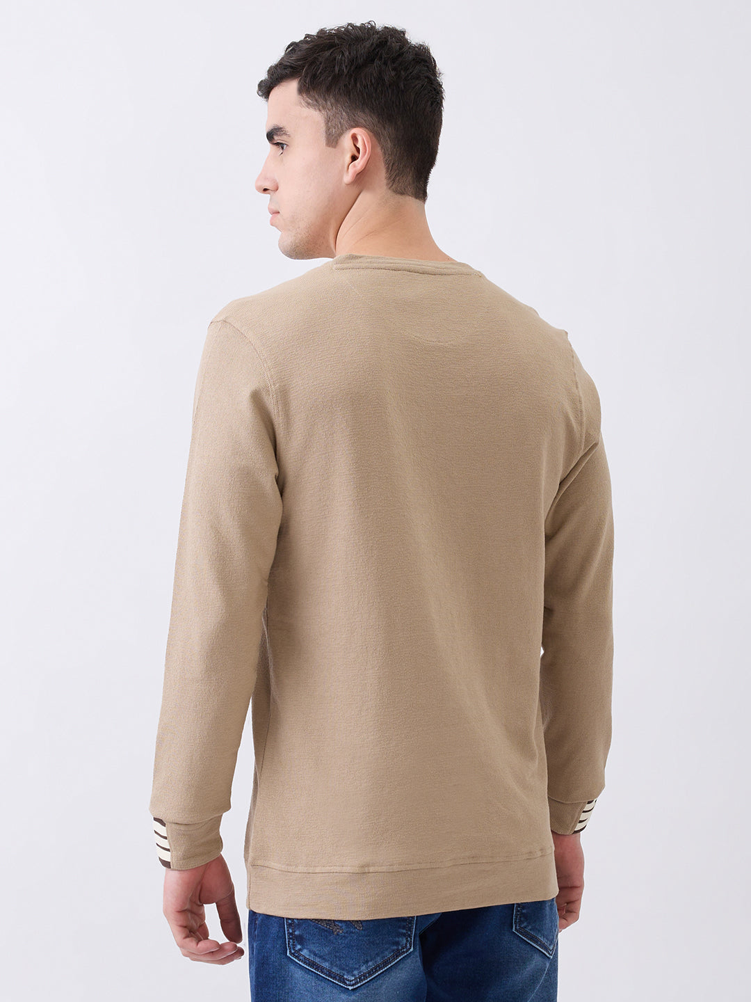 Stairway Graphic T-Shirt: L.Brown