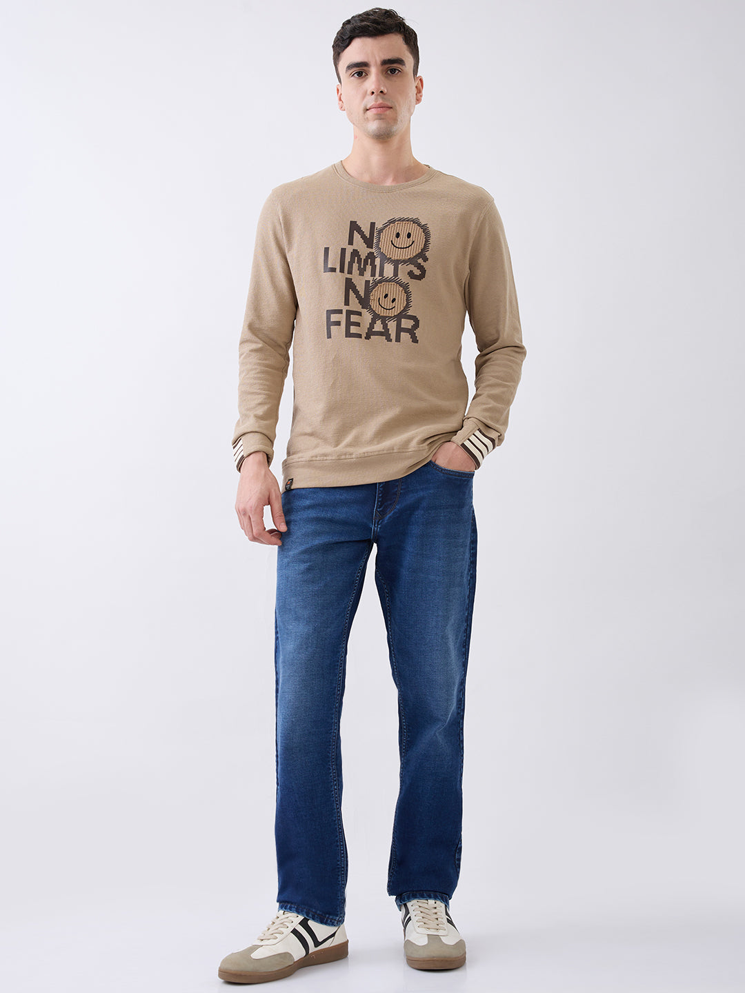 Stairway Graphic T-Shirt: L.Brown