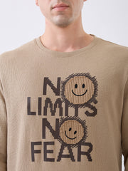 Stairway Graphic T-Shirt: L.Brown