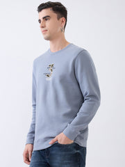 Hobbies Graphic Pullover: Grey