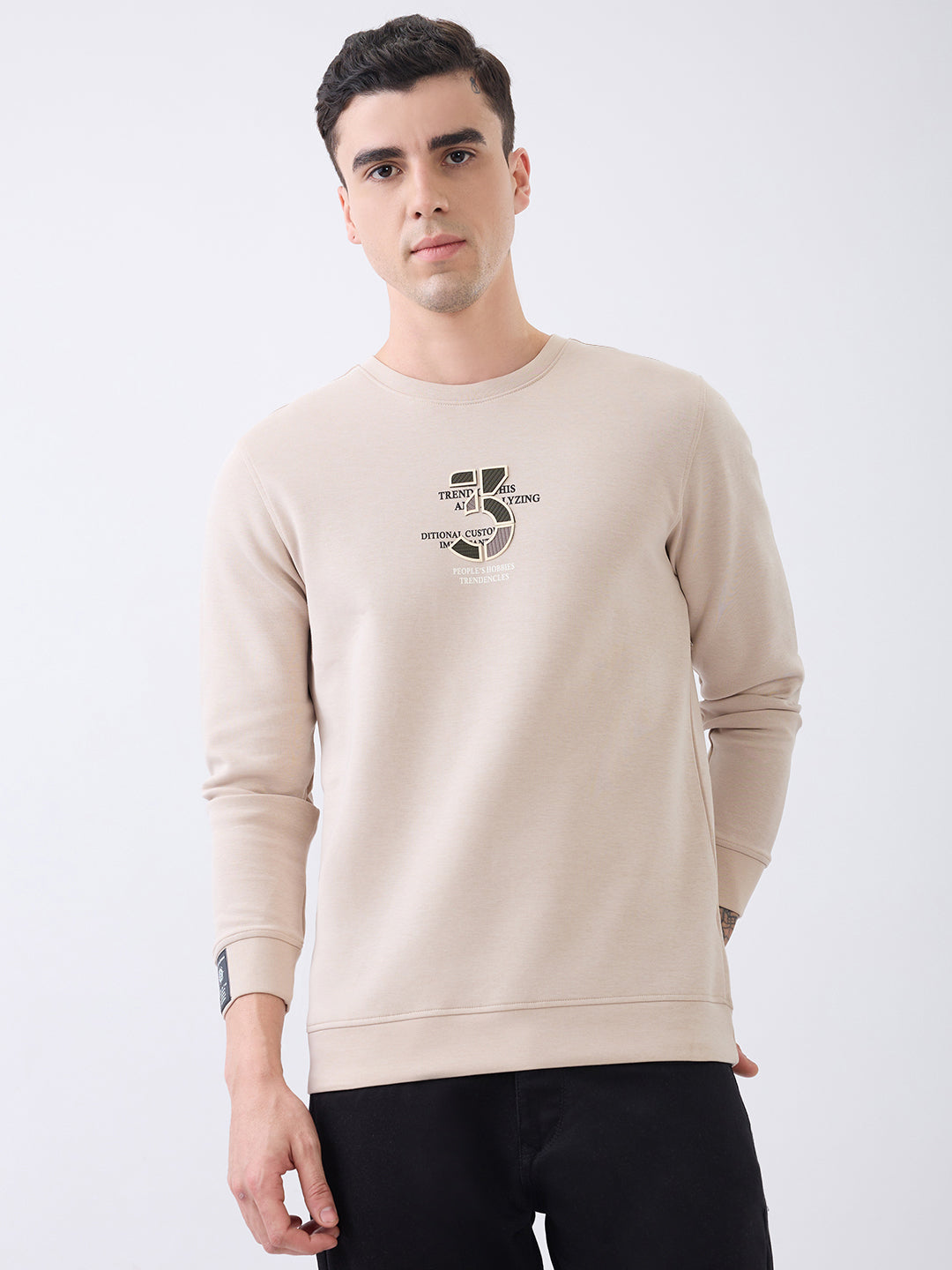 Hobbies Graphic Pullover: Fawn
