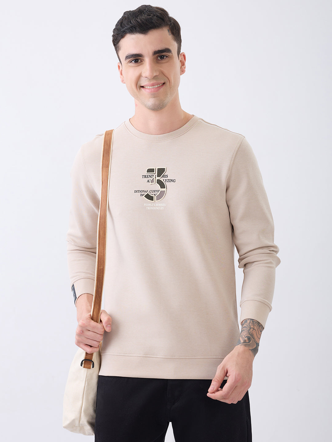 Hobbies Graphic Pullover: Fawn