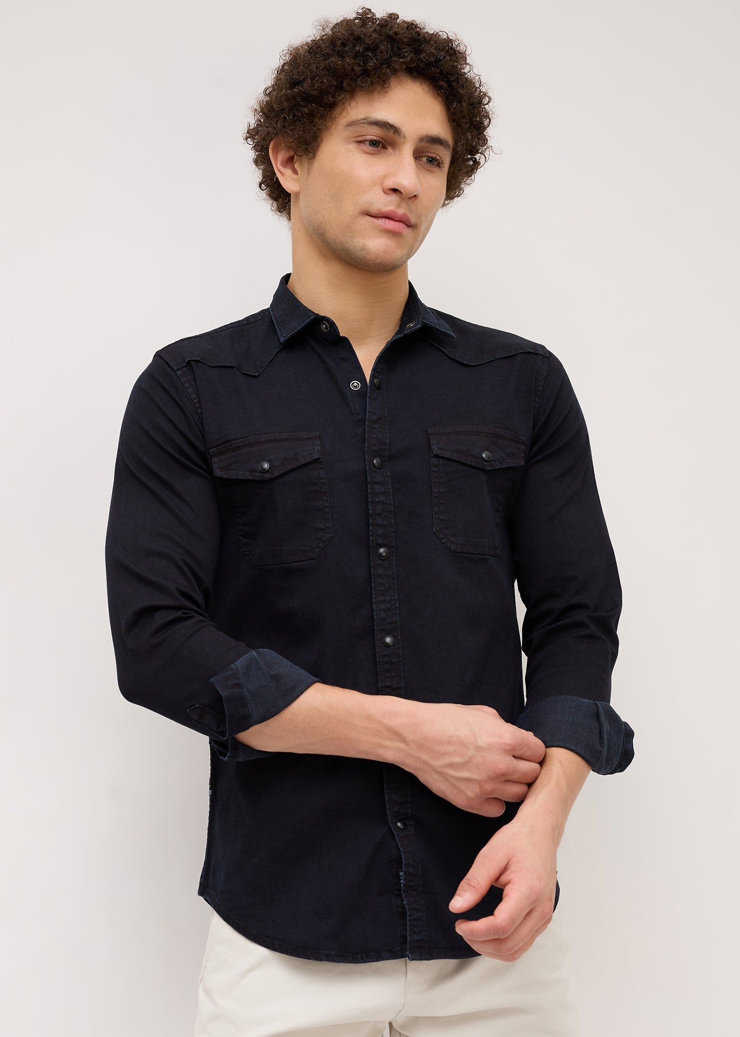 Ringing Full Sleeve Denim Shirt