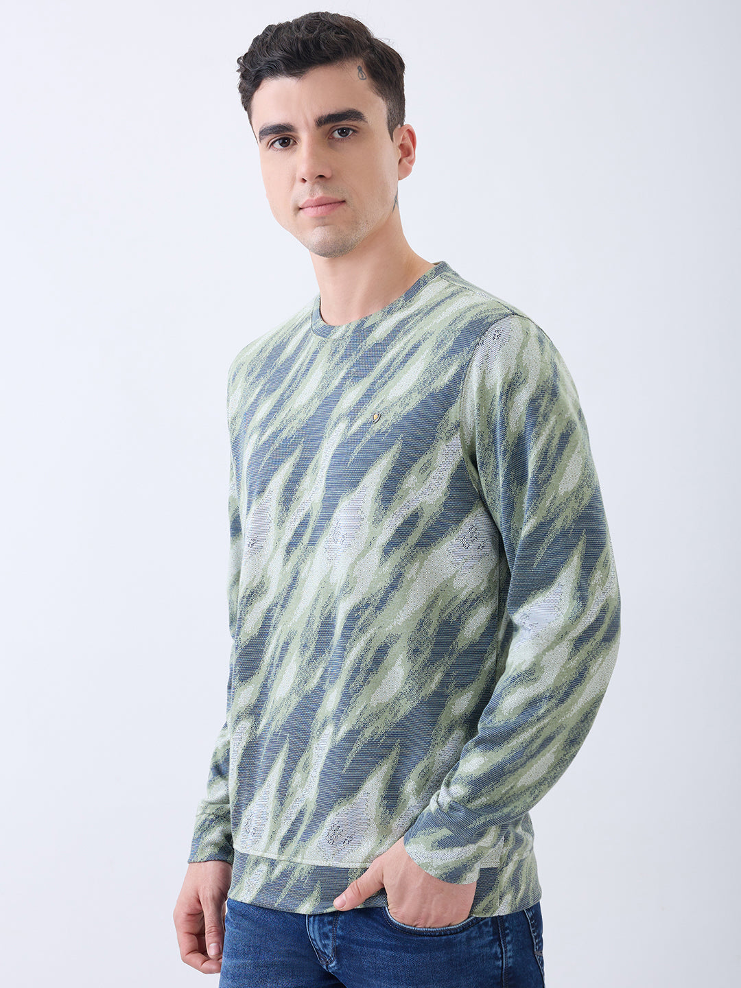 Patron Marble Print T-Shirt: Pista