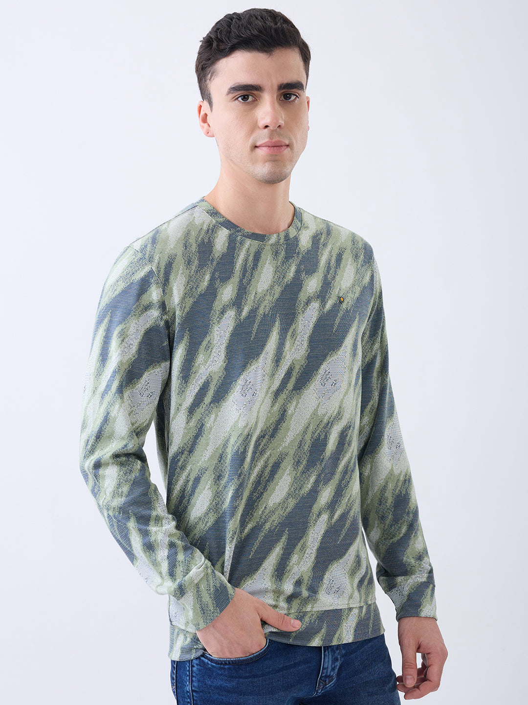 Patron Marble Print T-Shirt: Pista