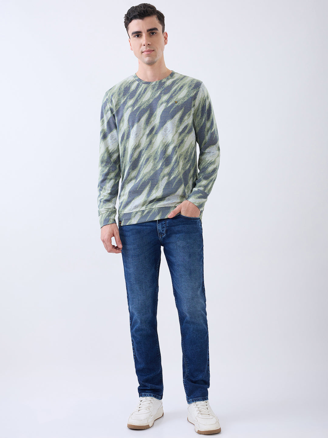 Patron Marble Print T-Shirt: Pista