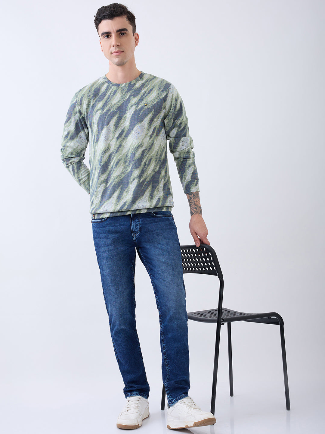 Patron Marble Print T-Shirt: Pista