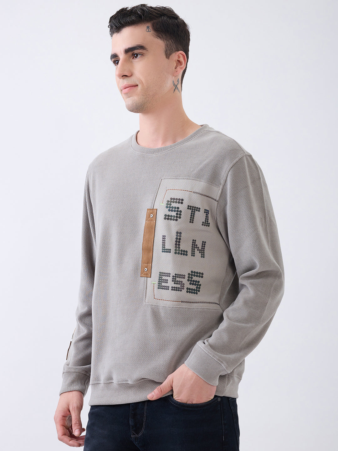 Prism Graphic T-Shirt: L.Grey