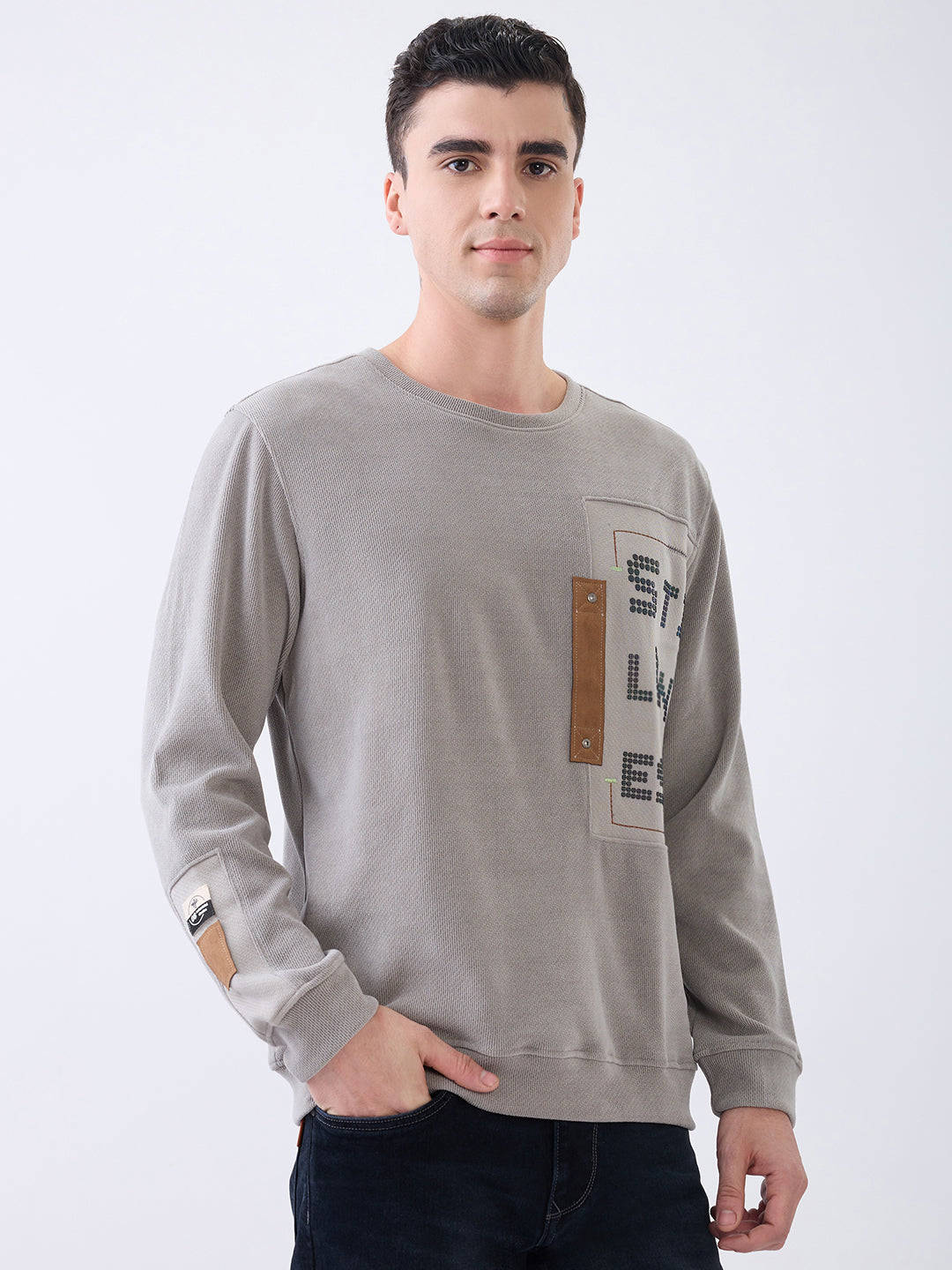 Prism Graphic T-Shirt: L.Grey