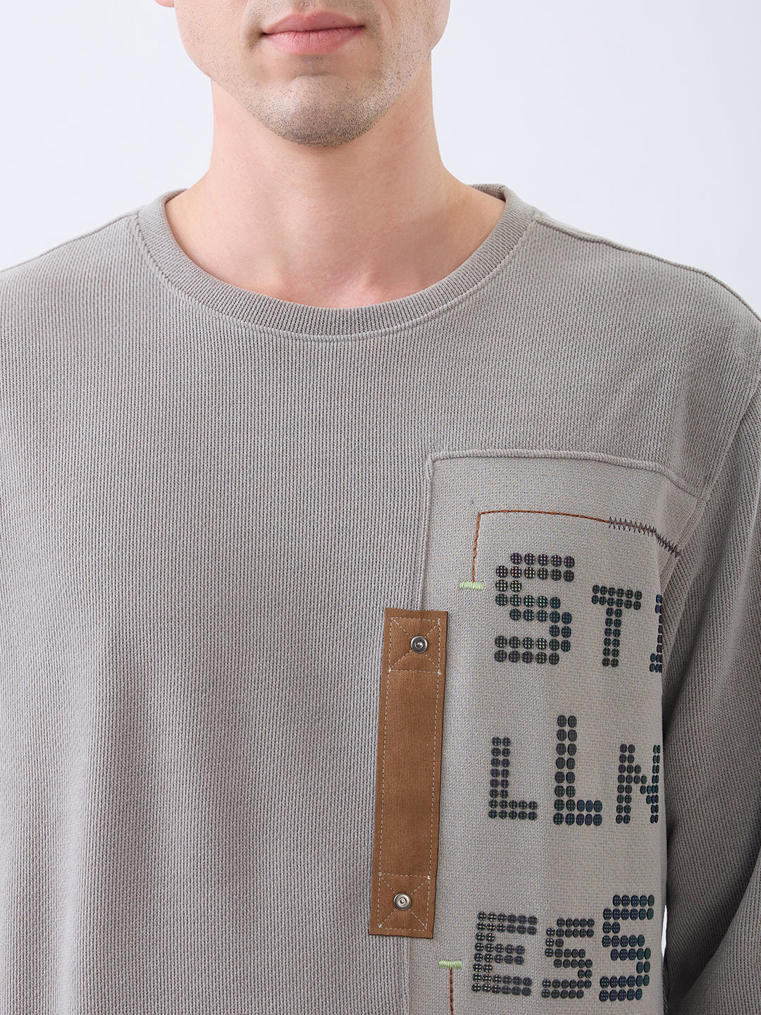 Prism Graphic T-Shirt: L.Grey