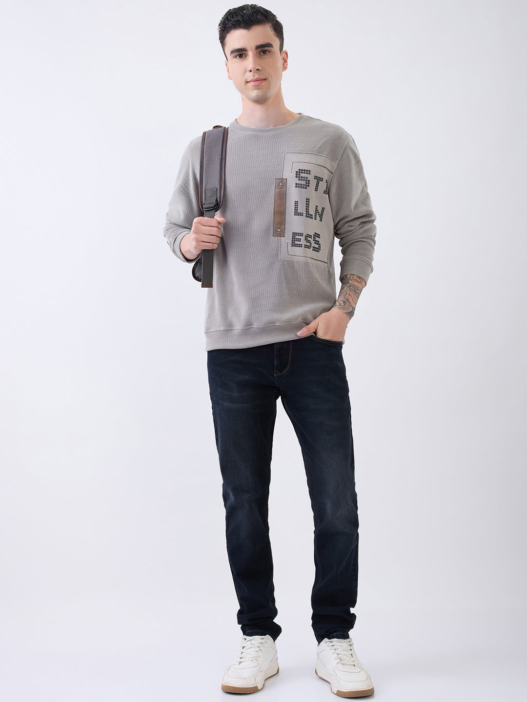 Prism Graphic T-Shirt: L.Grey