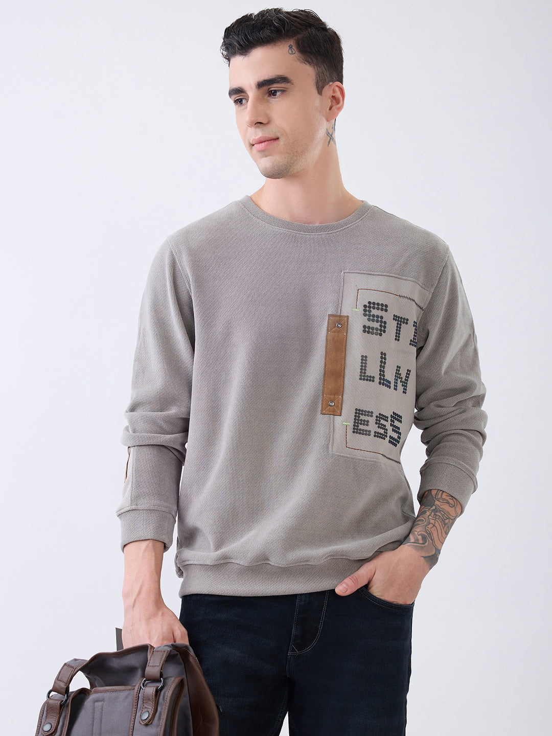 Prism Graphic T-Shirt: L.Grey