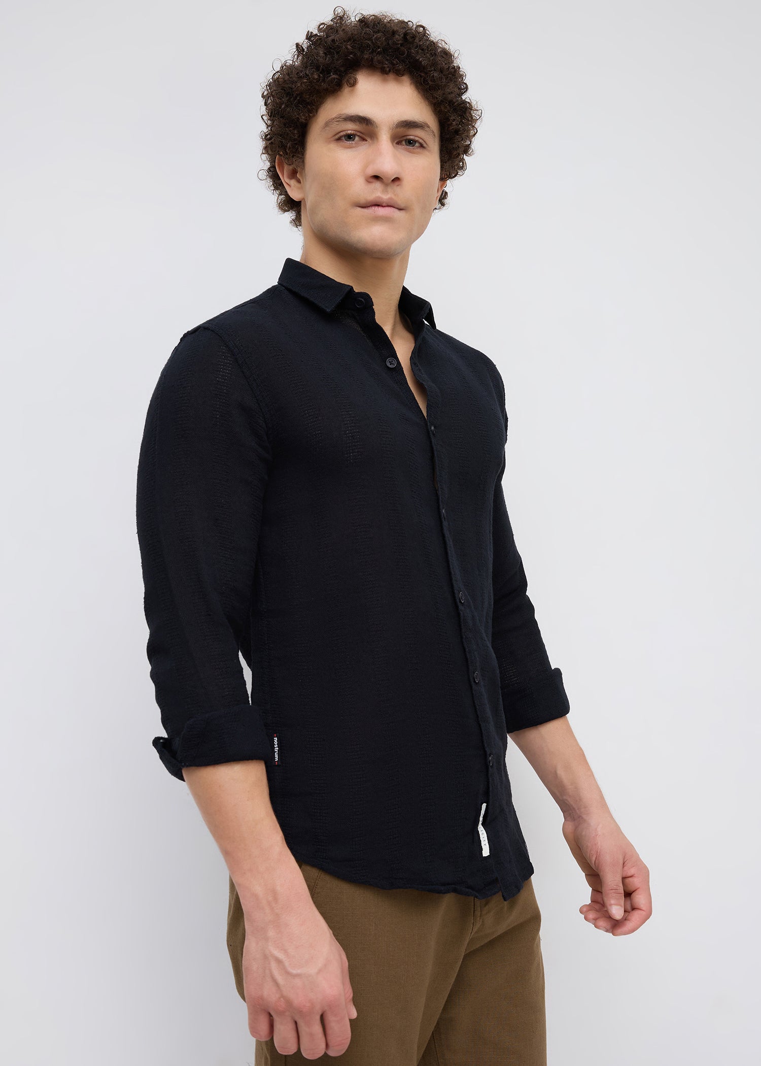 Flank Solid Full Sleeve Shirt