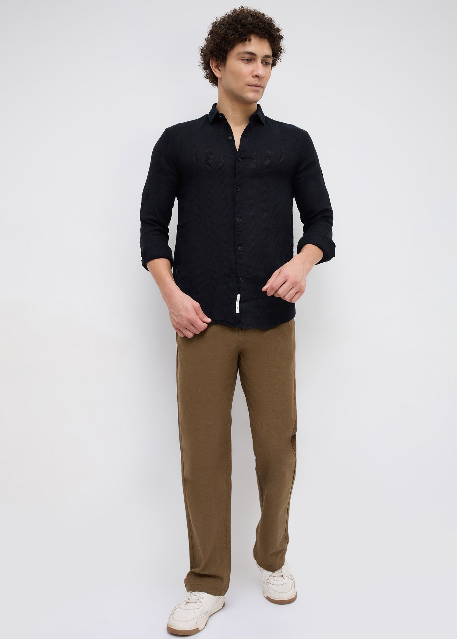 Flank Solid Full Sleeve Shirt