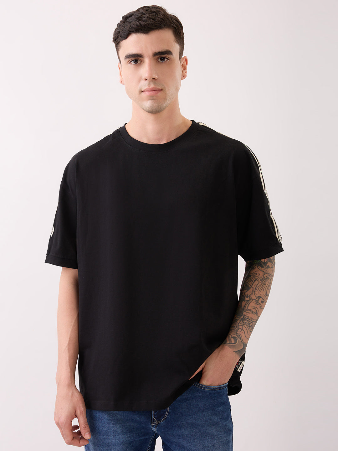 Fondent Oversized T-Shirt: Black