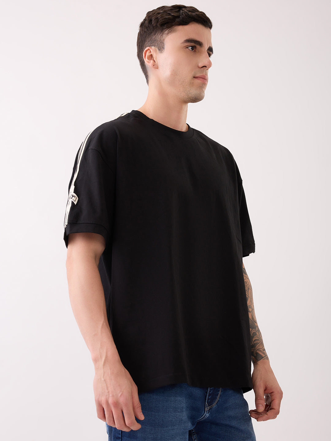 Fondent Oversized T-Shirt: Black