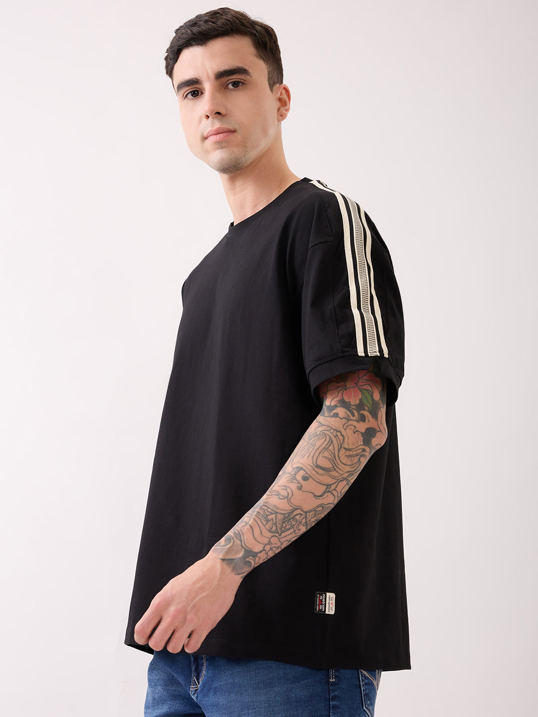 Fondent Oversized T-Shirt: Black