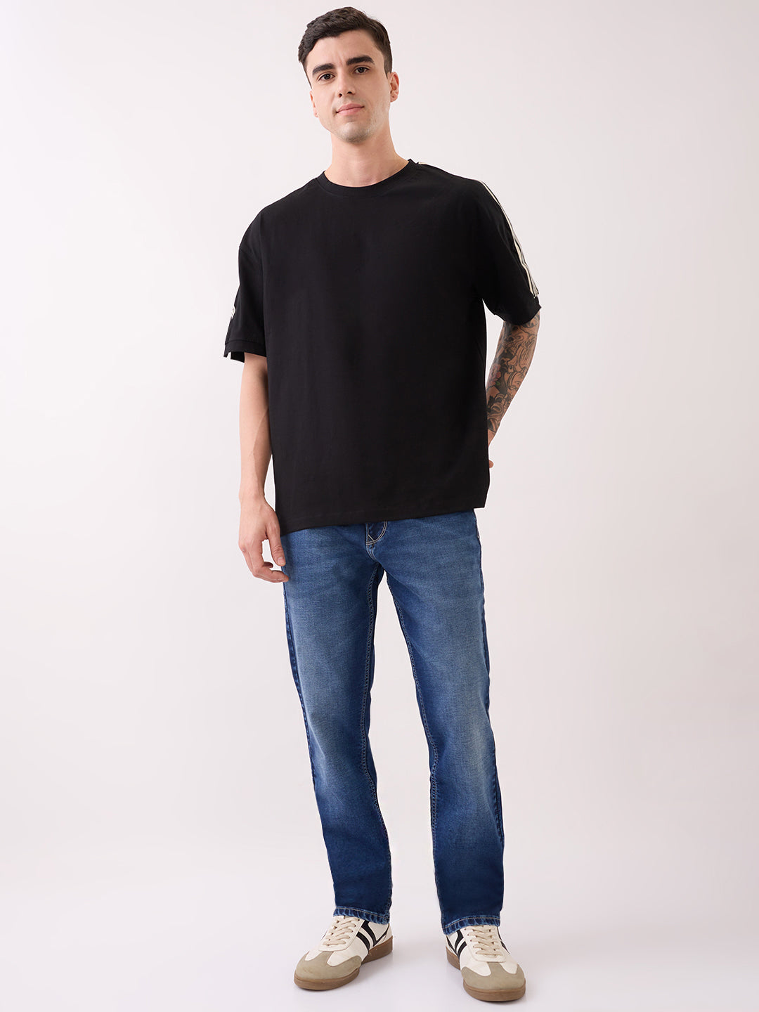 Fondent Oversized T-Shirt: Black